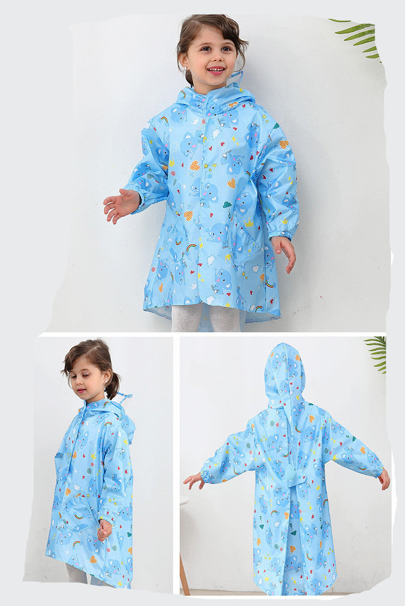 Waterproof High Quality  Poncho Kid Student Raincoat