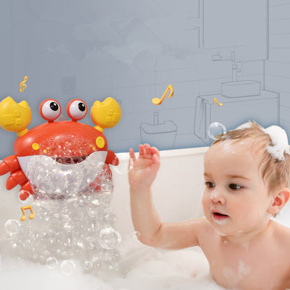 Playing Water Crab Bubble Machine  Children's Toy
