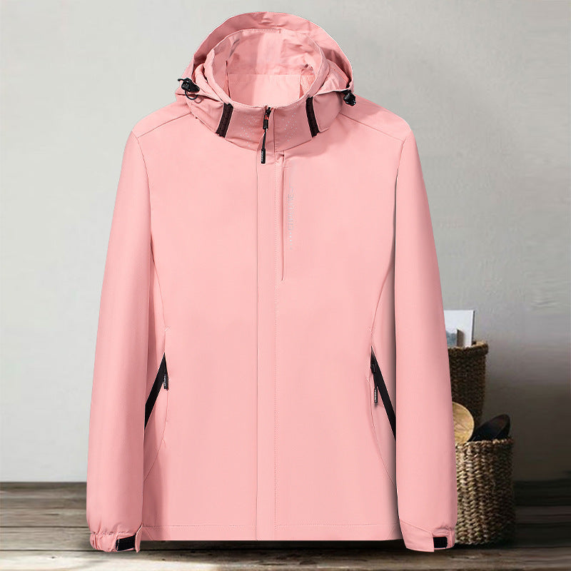 Men's Thin Shell Jacket Waterproof Windbreaker Jacket