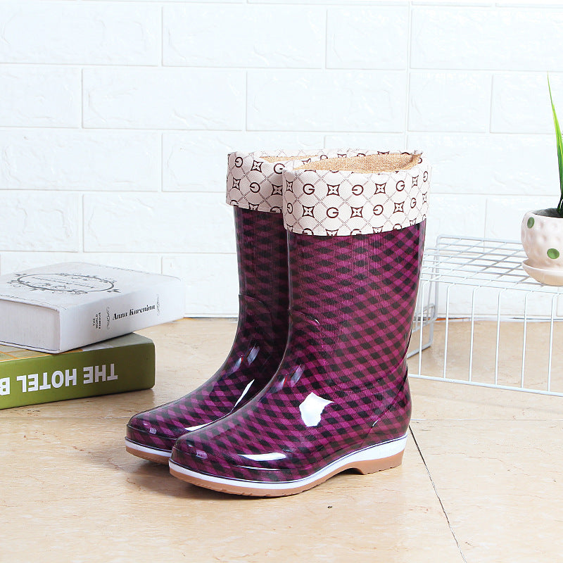 Colorful Water Boots And Rain Boots For Women