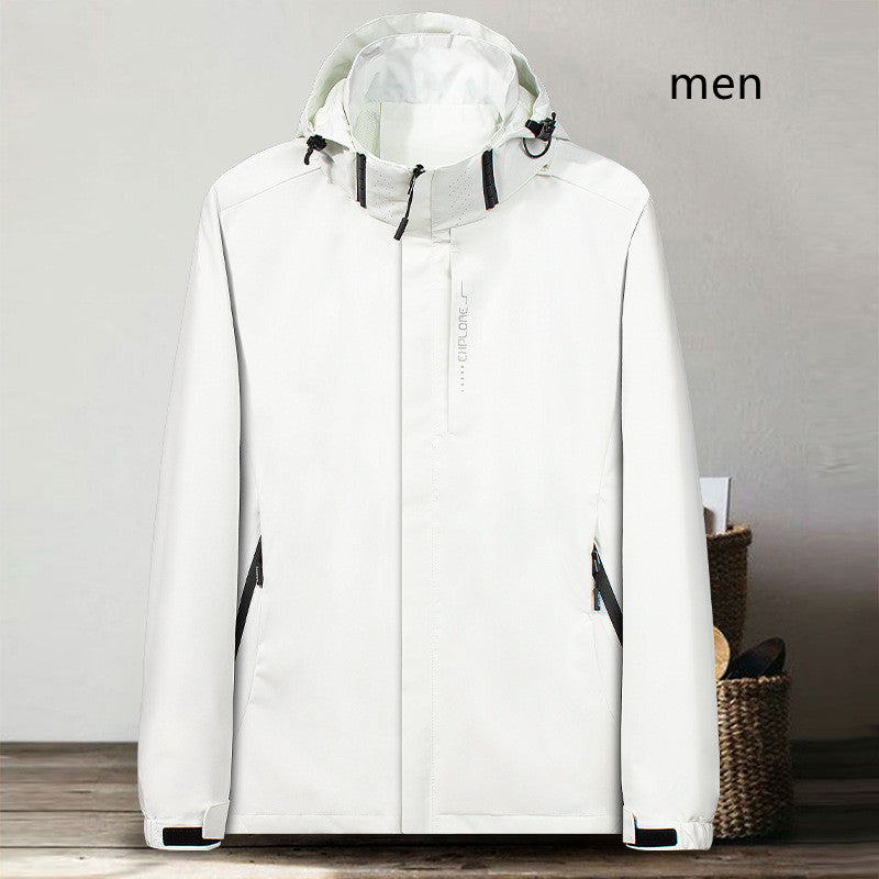 Men's Thin Shell Jacket Waterproof Windbreaker Jacket