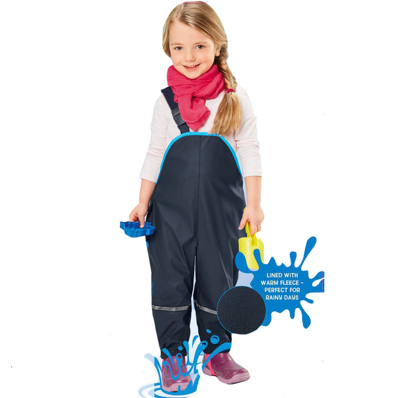 Double Layer Rain Pants Padded Waterproof Beach