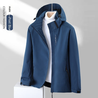 Men's Thin Shell Jacket Waterproof Windbreaker Jacket