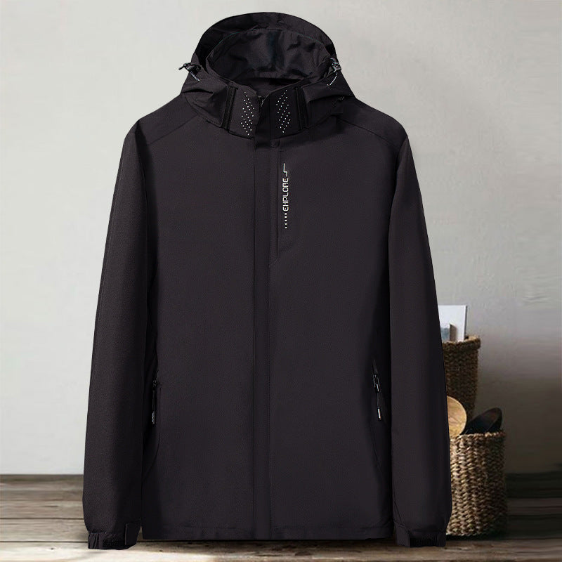 Men's Thin Shell Jacket Waterproof Windbreaker Jacket