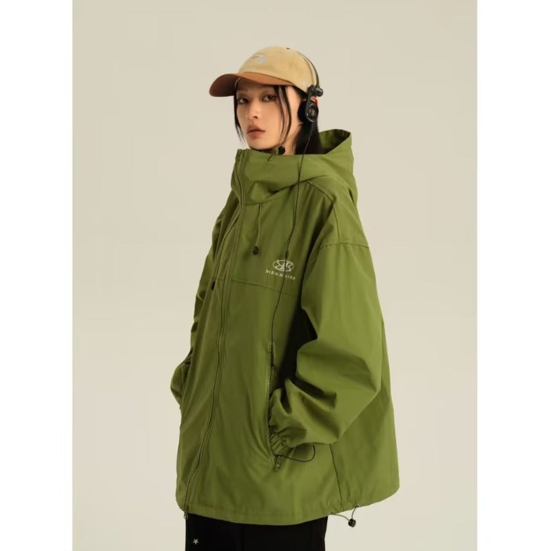 Outdoor Jacket Coat Women's Sports Mountain Climbing Outdoor Mechanical Style Waterproof Fashion Brand Coat