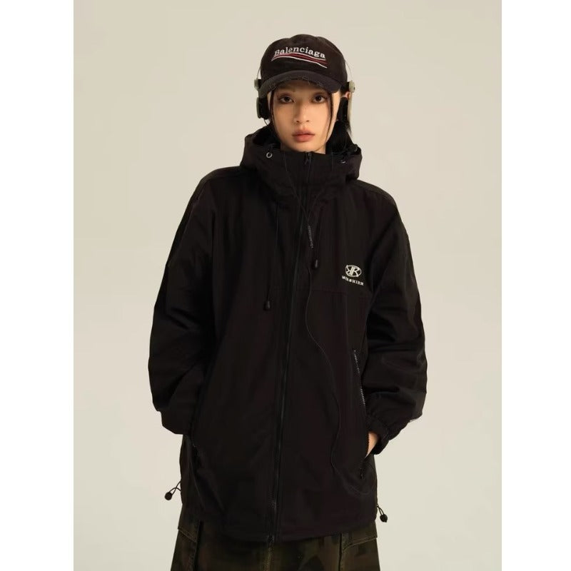 Outdoor Jacket Coat Women's Sports Mountain Climbing Outdoor Mechanical Style Waterproof Fashion Brand Coat