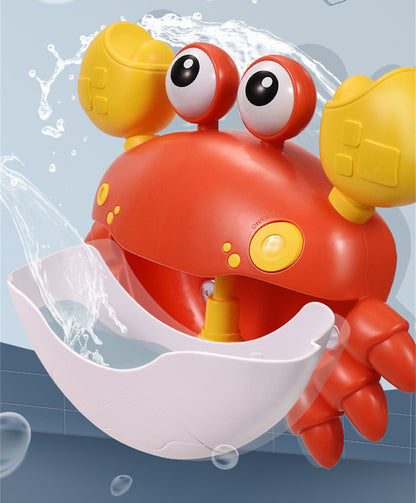 Playing Water Crab Bubble Machine  Children's Toy